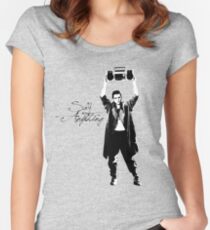 Say Anything - Dobler Women's Fitted Scoop T-Shirt