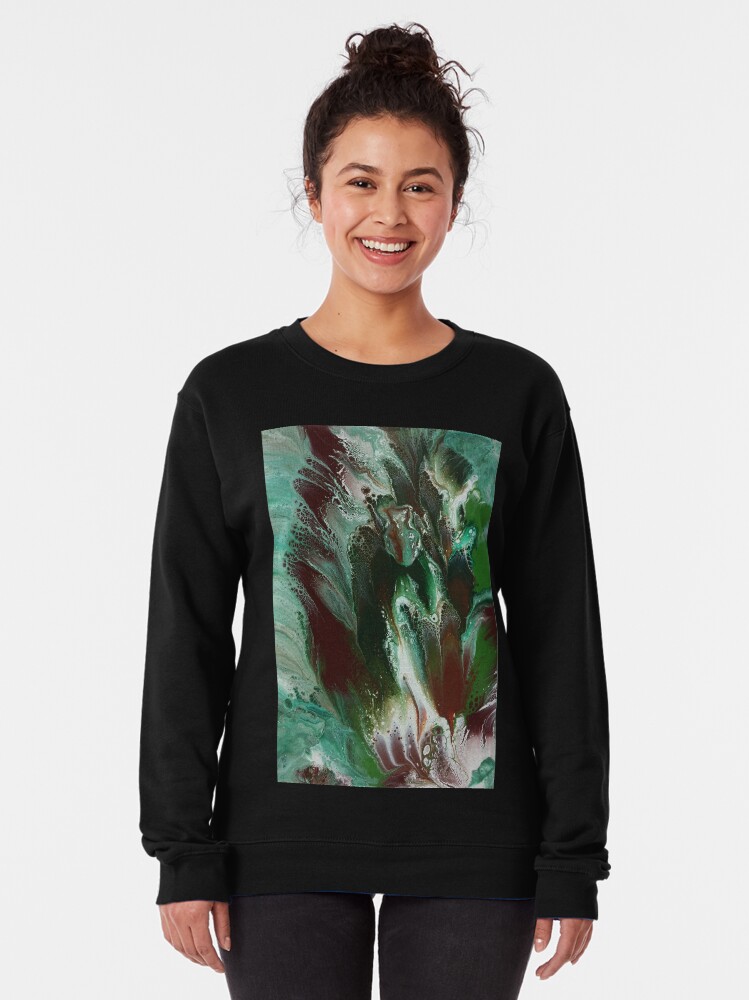 Alternate view of Fishes In The Sea Pullover Sweatshirt