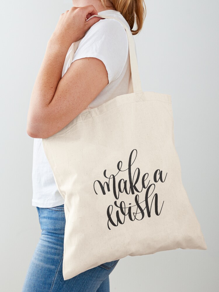 Tote Bags Wish Bags For Sale Cheap Make A Wish Inspirational And