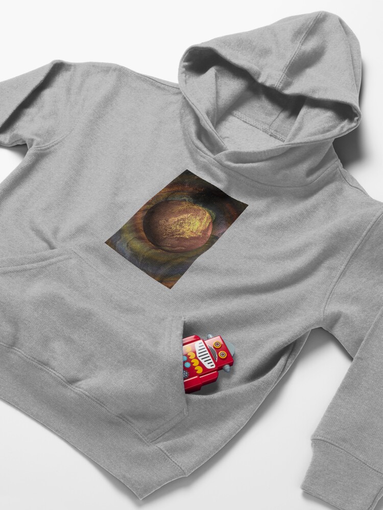 Alternate view of Desert Moon: outer space planet Kids Pullover Hoodie