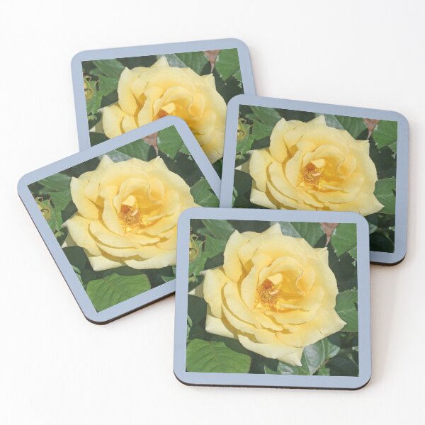 Item preview, Yellow Rose on Pale Blue designed and sold by STHogan.