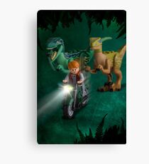Lego Jurassic World Canvas Print