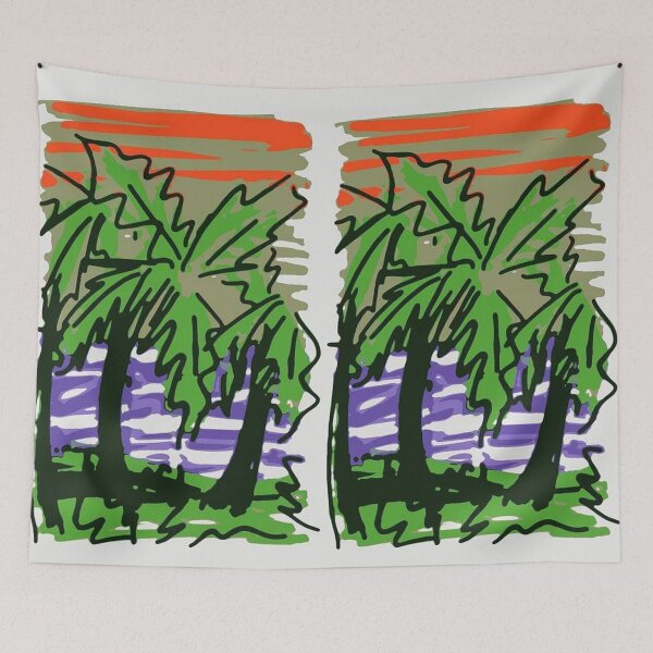 Item preview, Setting Palms designed and sold by CreativeMeaning.