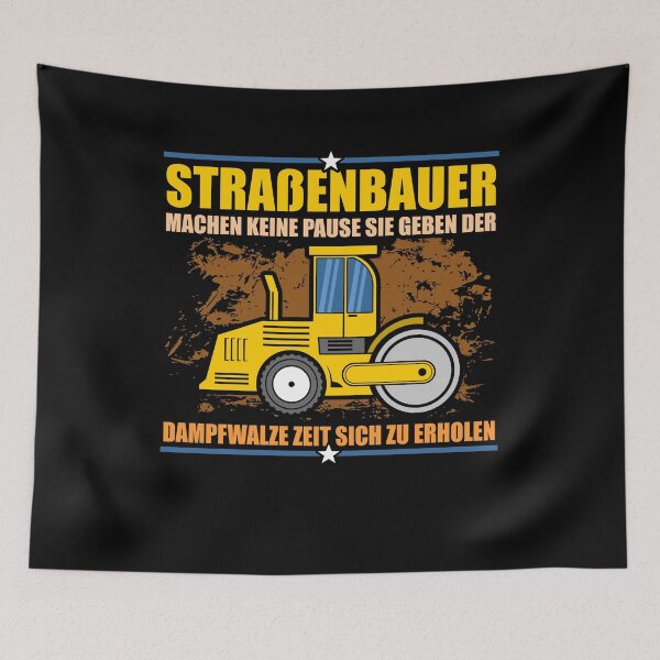 Item preview, Straßenbauer Keine Pause Dampwalze Straßenbau designed and sold by bestqualityTees.