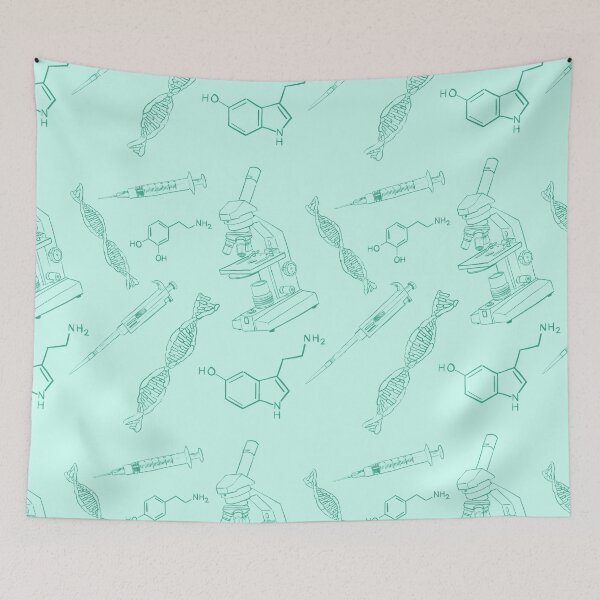 Item preview, Bio Sketch Pattern - Mint designed and sold by Kd Amittai.
