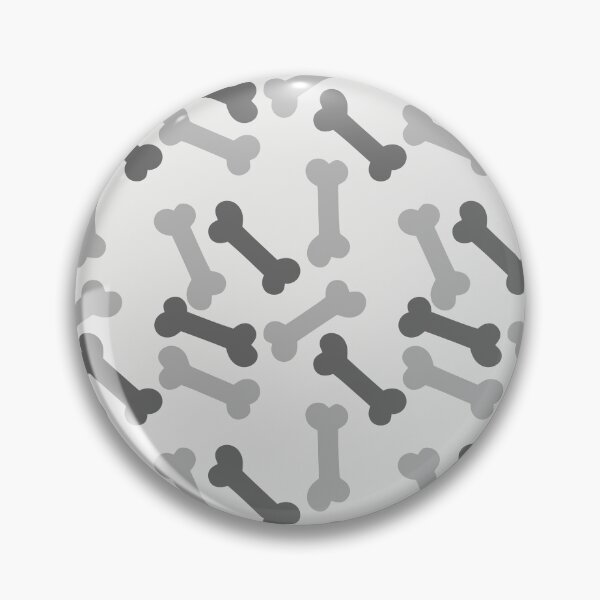 Item preview, Grey Gray Cartoon Dog Bones designed and sold by Pink Pineapple Works.