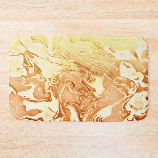 Item preview, Blood Orange - orange yellow and tan gradient abstract swirl pattern and red peel silhouette designed and sold by JaycraveDesigns.