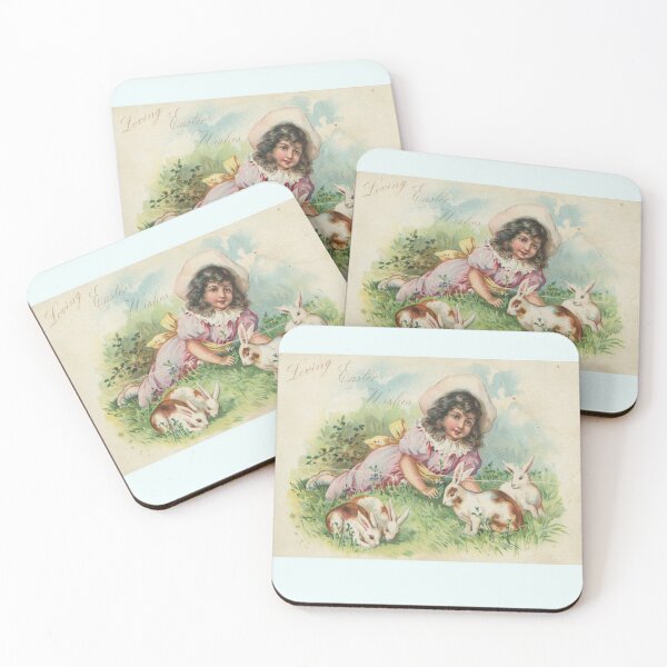 Item preview, Vintage Easter Sunday Postcard with Bunnies designed and sold by 4Craig.