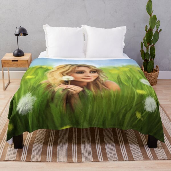 Item preview, Girl in the meadow designed and sold by MilyushenkoOlga.
