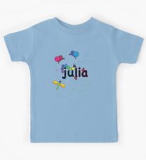 julia w bugs Kids Tee