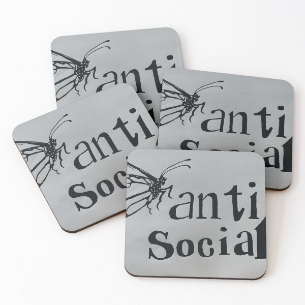 Item preview, anti social butterfly  designed and sold by evaroller21.