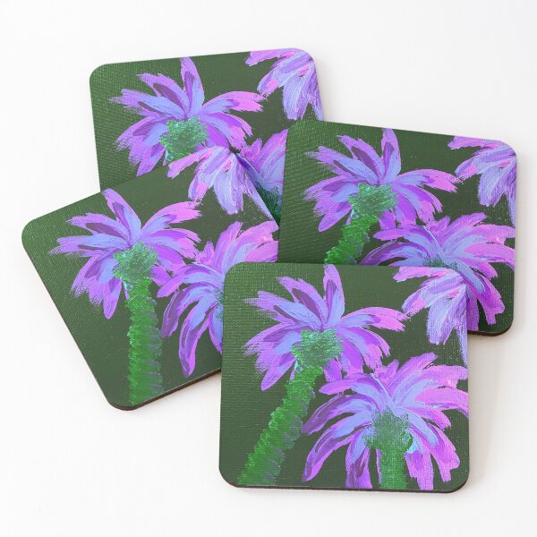 Item preview, Neon Nocturnal Palm Trees designed and sold by Susiegmusic.