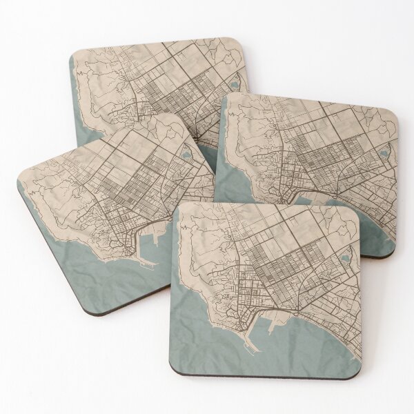 Item preview, Durres Sepia Map designed and sold by CPTVDesign.