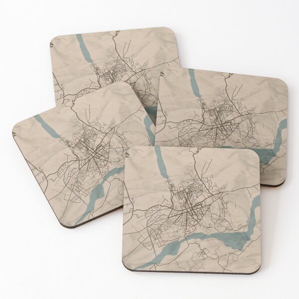 Item preview, Elbasan Sepia Map designed and sold by CPTVDesign.
