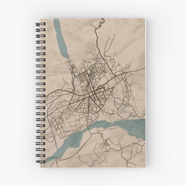 Item preview, Elbasan Sepia Map designed and sold by CPTVDesign.