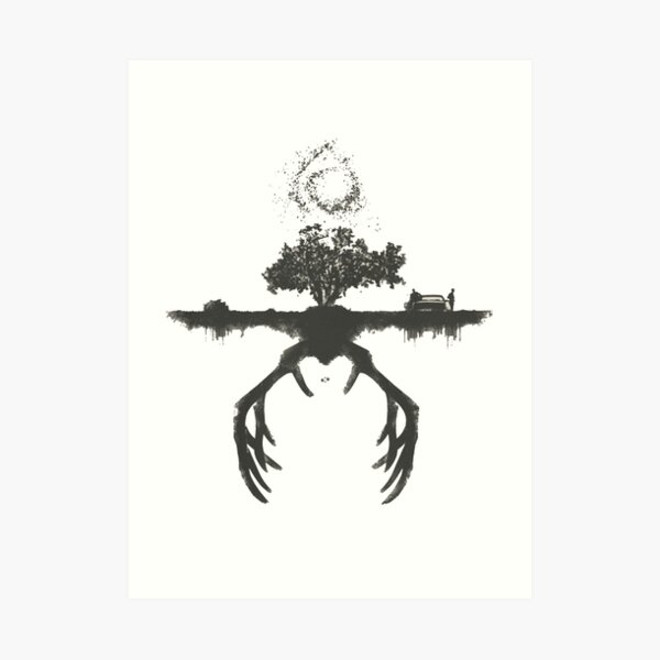 A Tribute to True Detective Art Print