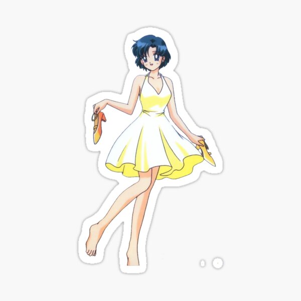 Vista previa del artículo con la obra «Sailor Mercury», diseñado y vendido por divineklarity.