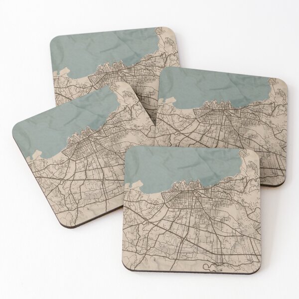Item preview, Chania Sepia Map designed and sold by CPTVDesign.