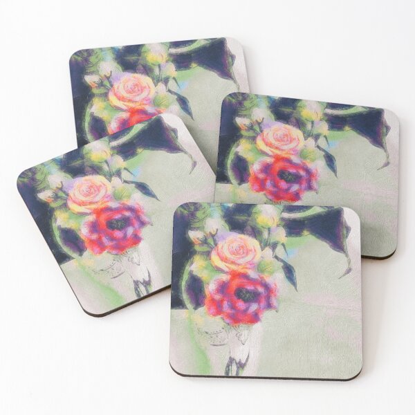 Item preview, Skulls and Flowers V4 designed and sold by MinnieMaya.