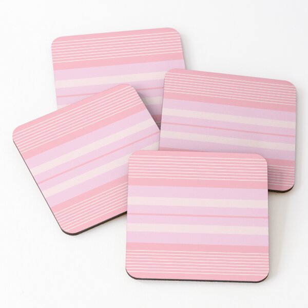 Item preview, Pretty pink blush stripes pattern designed and sold by iCraftCafe.