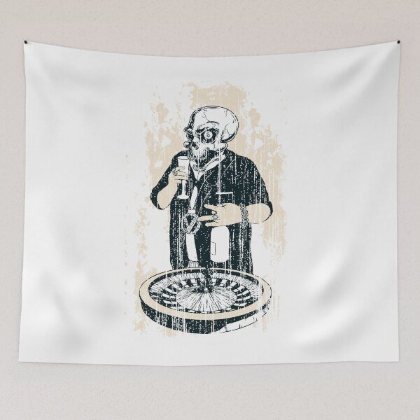 Item preview, A Gambler Skull designed and sold by TinoThreads.