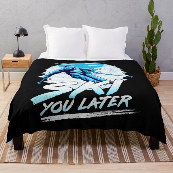 Item preview, Ski You Later Awesome Skiing Pun designed and sold by perfectpresents.