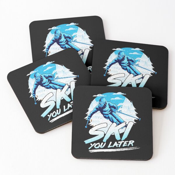 Item preview, Ski You Later Awesome Skiing Pun designed and sold by perfectpresents.