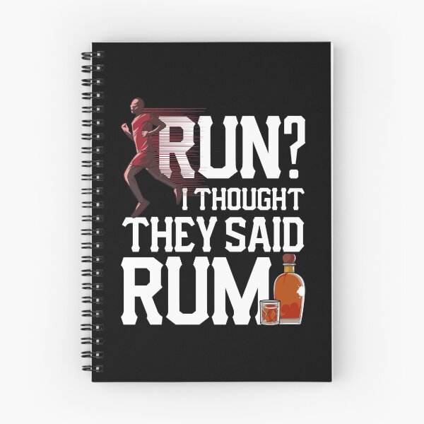 Item preview, Run? I Thought They Said Rum Funny Runner Pun designed and sold by perfectpresents.