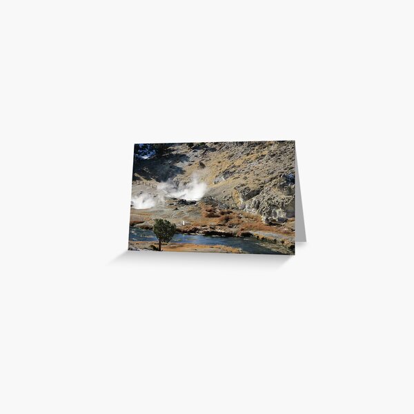 Another Look At Hot Creek Greeting Card