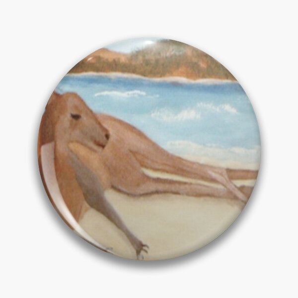 Item preview, Kanga - In Australia Every Day Is A Beach Day (White Writing) designed and sold by C J Lewis.