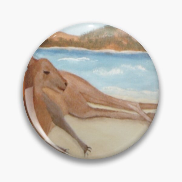 Item preview, Kanga - In Australia Every Day Is A Beach Day (Black writing) designed and sold by C J Lewis.