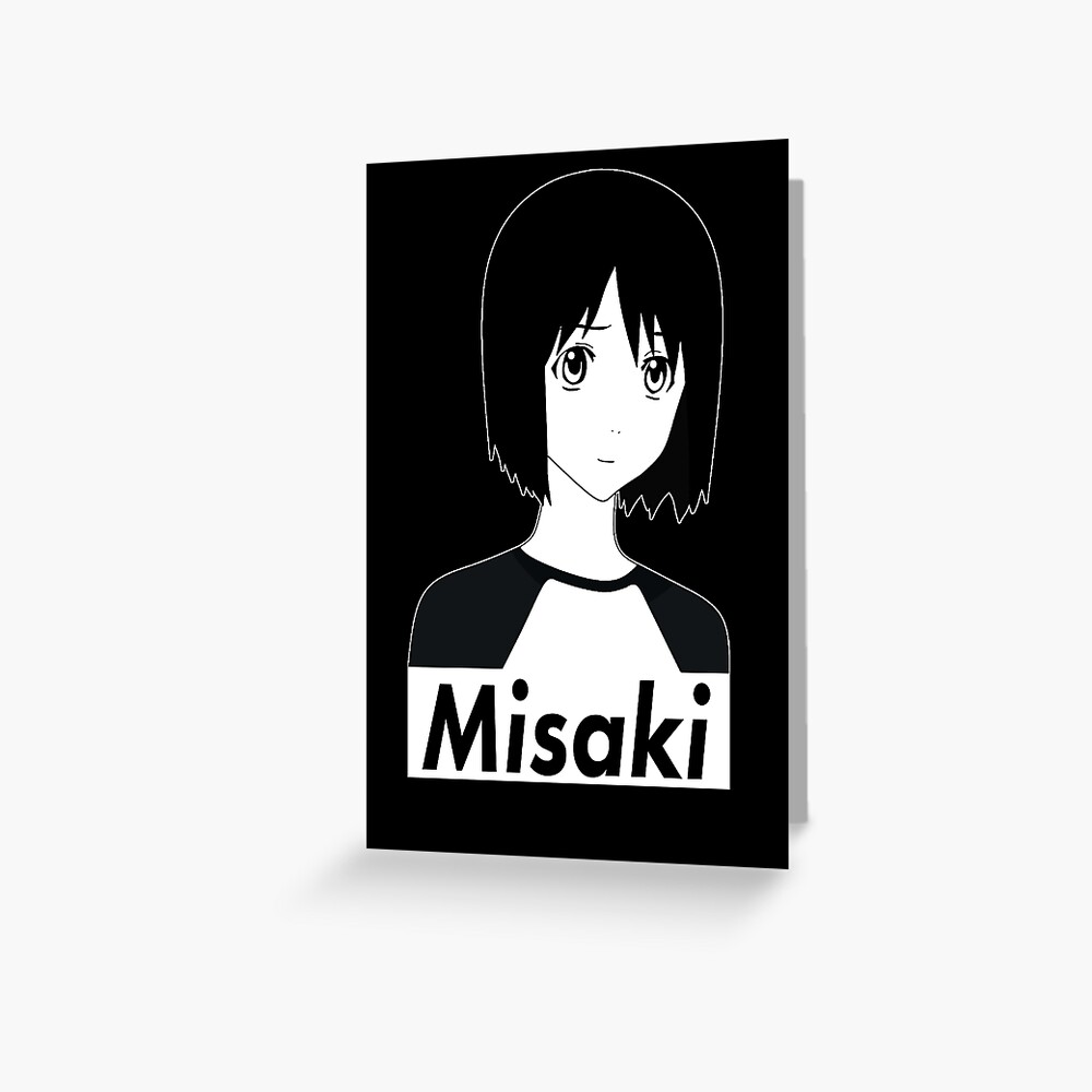 Misaki Nakahara Nhk Ni Youkoso Greeting Card By Kino San Redbubble