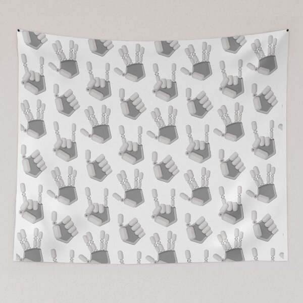 Item preview, Pattern with robot cyber hands designed and sold by fararoc.
