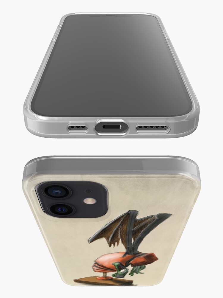 Alternate view of Clockwork Cthulhu Statuette iPhone Case & Cover