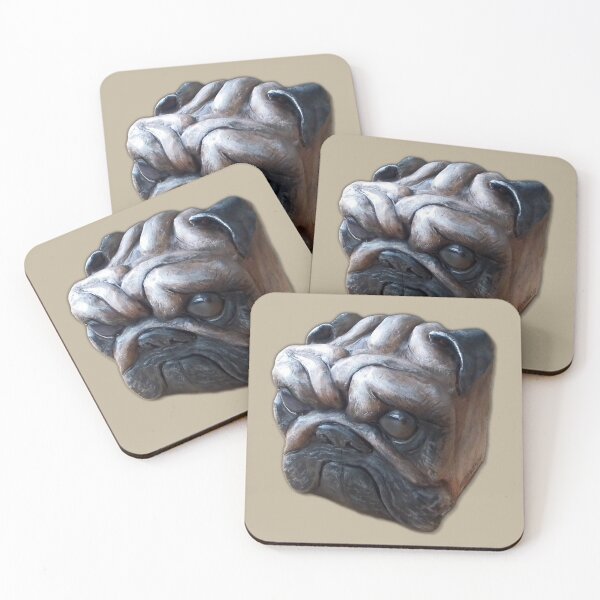 Item preview, Pug Cute Doggy Dog Cube Cubic Cuboid designed and sold by RetroVandal.
