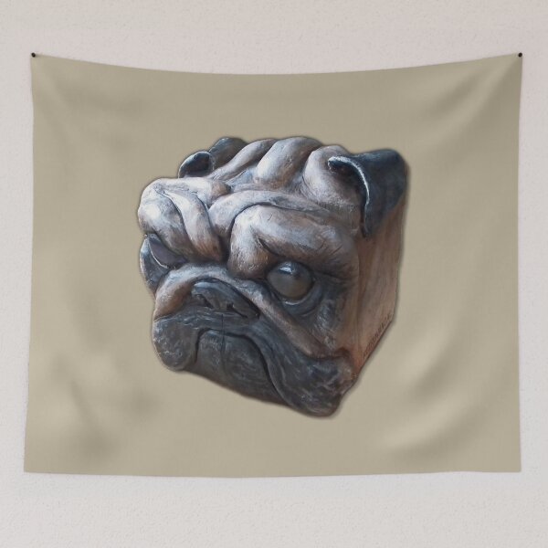 Item preview, Pug Cute Doggy Dog Cube Cubic Cuboid designed and sold by RetroVandal.