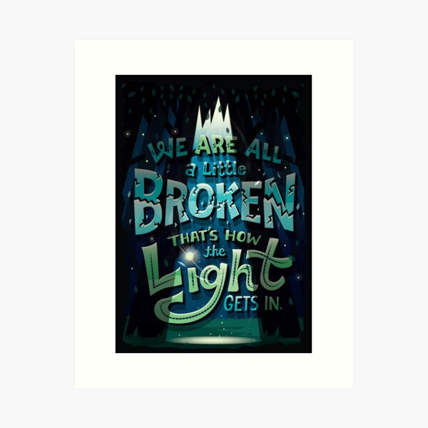 Item preview, We are all broken designed and sold by Risa Rodil.