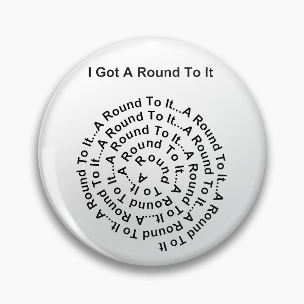 Item preview, I Got A Round To It (black writing on light colours) designed and sold by C J Lewis.