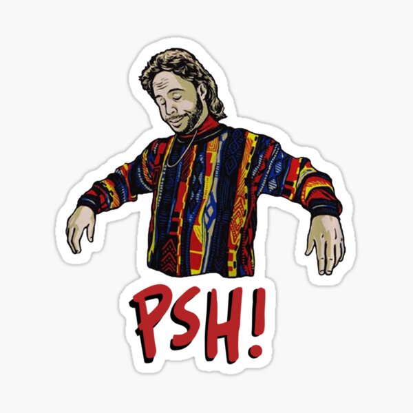 PSH In Furniture Store Funny Ed Bassmaster Unisex White T-Shirt Sticker