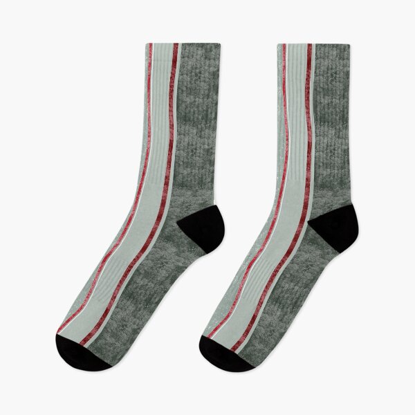 Item preview, wallpaper sage and red stripes designed and sold by colorofmagic.