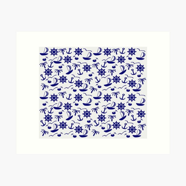 Item preview, Sea pattern designed and sold by lena-f-art.