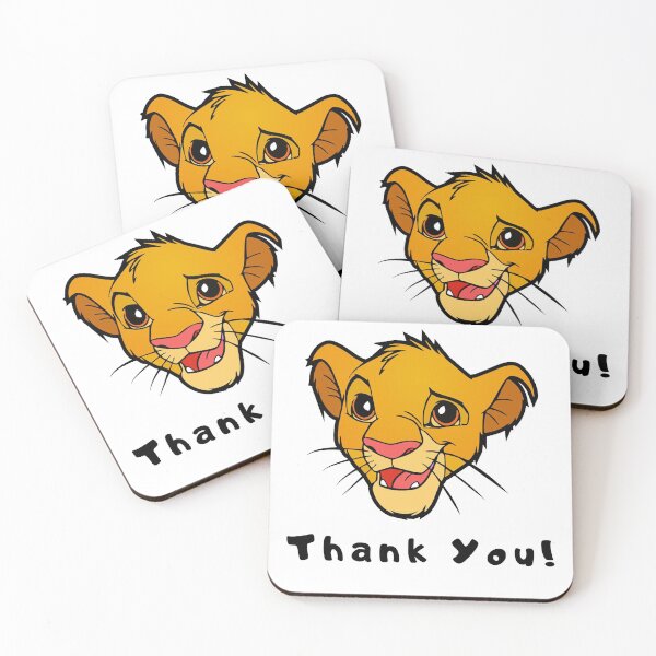 Item preview, Thank you - The Lion King - Simba designed and sold by RotemButzian.