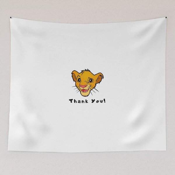 Item preview, Thank you - The Lion King - Simba designed and sold by RotemButzian.