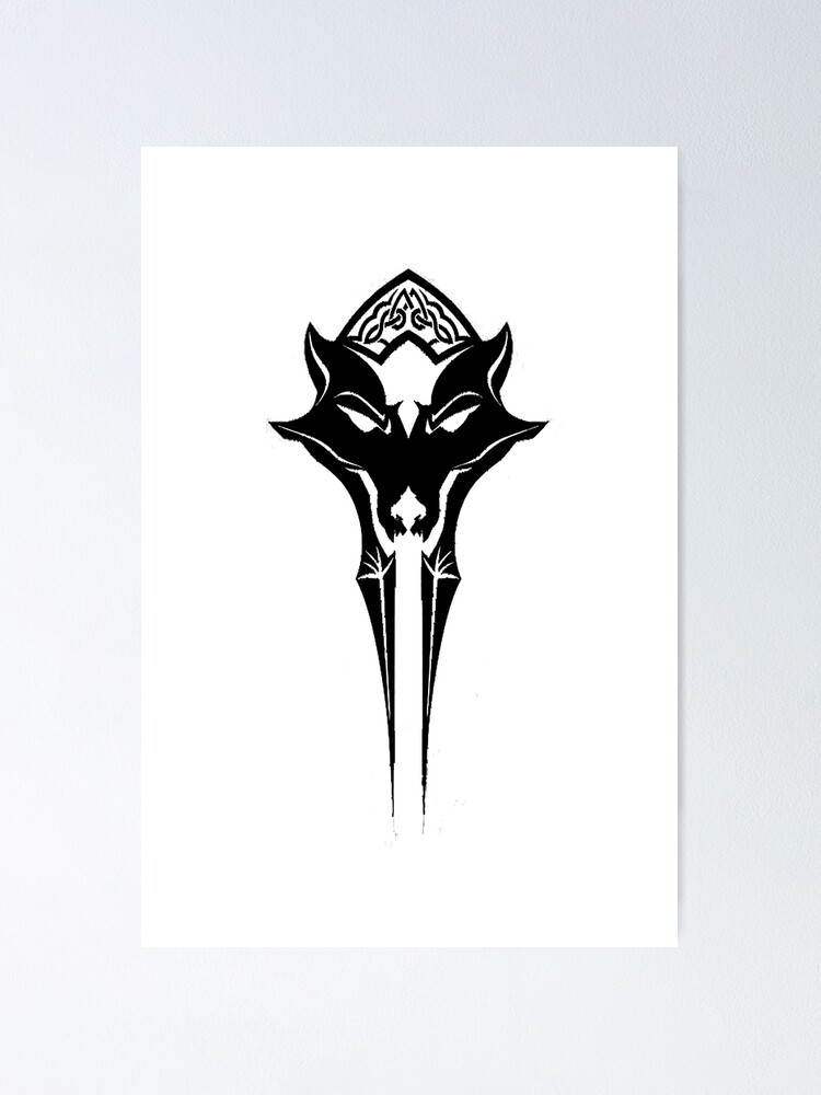 Greymoor Logo Black Poster By Markorr Redbubble