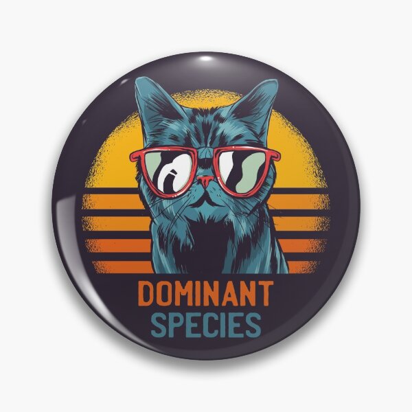 Item preview, funny cat - dominant species (dark) designed and sold by LiveForever.