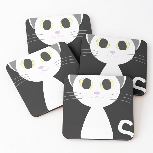 Item preview, Flat Cute Kitten - White designed and sold by SmirkingDesigns.