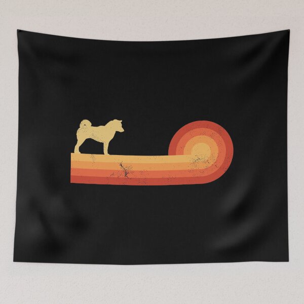Item preview, Shiba Inu Retro Vintage Sunset 60s 70s Shirt for Men Women Boys Girls Kids Dog Lover Gifts designed and sold by LiqueGifts.