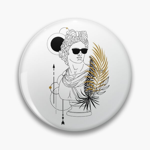 Item preview, Apollo (Phoebus). Creative Illustration In Geometric And Line Art Style designed and sold by Sloth Astronaut.