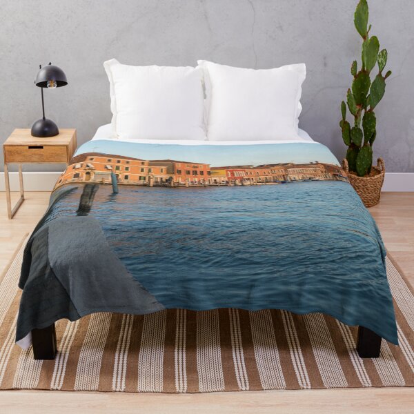 Item preview, Vibrant Murano Island - Silky Afternoon on Riva Longa on the Grand Canal designed and sold by Georgia Mizuleva.