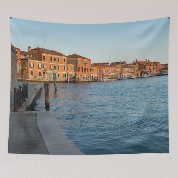 Item preview, Vibrant Murano Island - Silky Afternoon on Riva Longa on the Grand Canal designed and sold by Georgia Mizuleva.